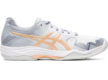 Asics Dam Volleybollskor GEL-TACTIC 2 Vita/Guld